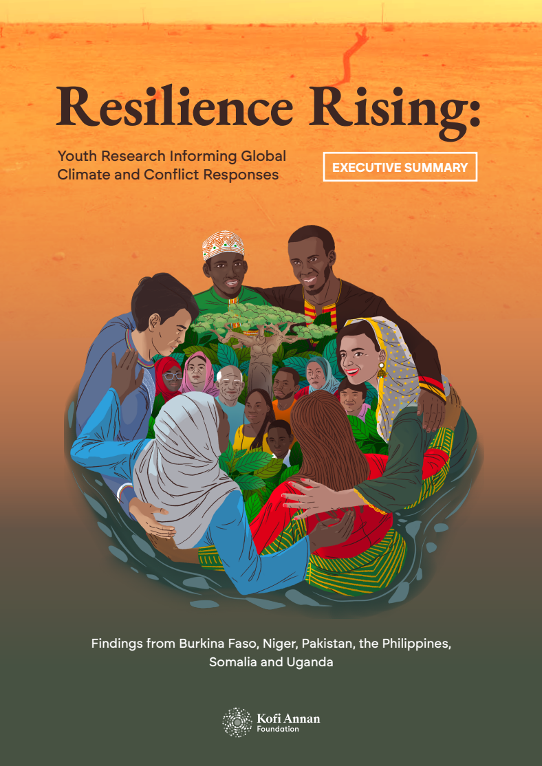 Cover of Resilience Rising, Executive Summary, Kofi Annan Foundation